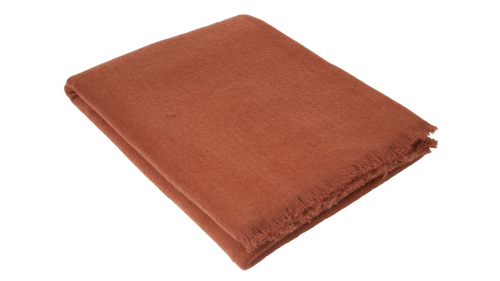 Wool throw